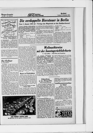 Berliner Volkszeitung vom 12.12.1930