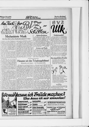 Berliner Volkszeitung vom 14.12.1930