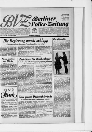 Berliner Volkszeitung vom 17.12.1930