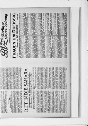 Berliner Volkszeitung vom 17.12.1930