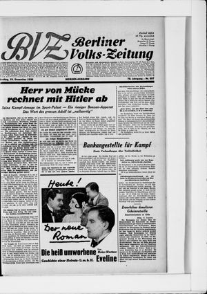 Berliner Volkszeitung vom 19.12.1930