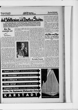 Berliner Volkszeitung vom 21.12.1930