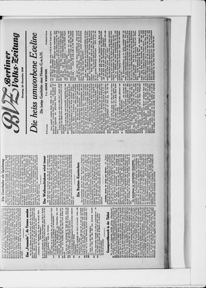Berliner Volkszeitung vom 23.12.1930