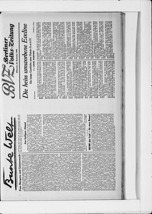 Berliner Volkszeitung vom 24.12.1930
