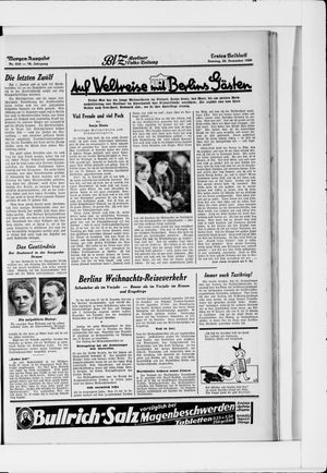 Berliner Volkszeitung vom 28.12.1930