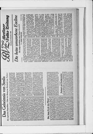 Berliner Volkszeitung vom 30.12.1930
