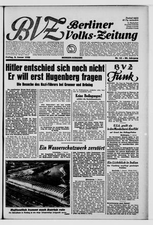 Berliner Volkszeitung vom 08.01.1932