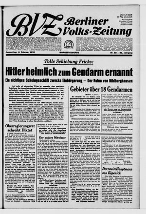 Berliner Volks-Zeitung vom 04.02.1932