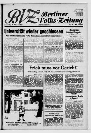 Berliner Volks-Zeitung vom 04.02.1932