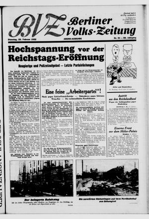 Berliner Volks-Zeitung vom 23.02.1932