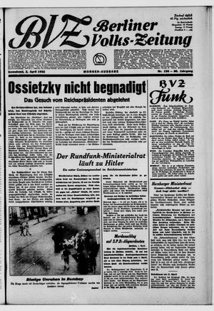 Berliner Volks-Zeitung vom 02.04.1932