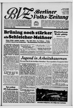 Berliner Volks-Zeitung vom 04.05.1932