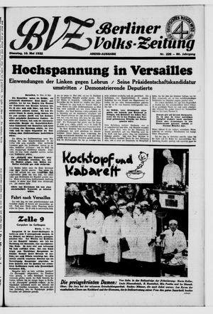 Berliner Volks-Zeitung vom 10.05.1932