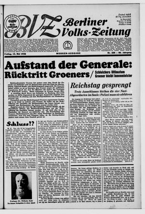 Berliner Volks-Zeitung vom 13.05.1932