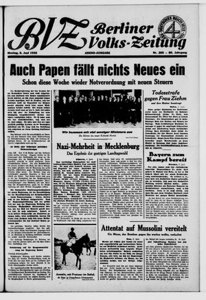 Berliner Volkszeitung vom 06.06.1932