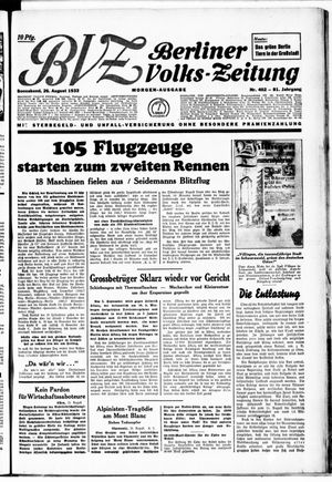 Berliner Volkszeitung vom 26.08.1933