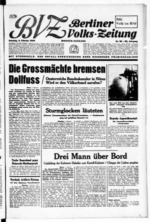 Berliner Volkszeitung vom 04.02.1934