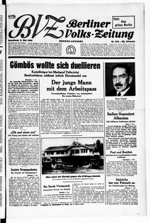 Berliner Volkszeitung vom 05.05.1934