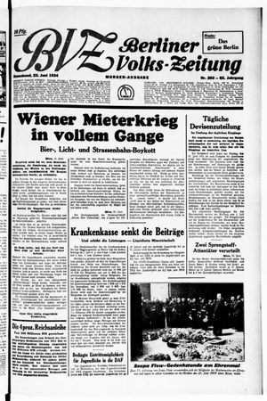Berliner Volkszeitung vom 23.06.1934