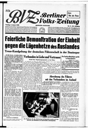 Berliner Volkszeitung vom 04.01.1935