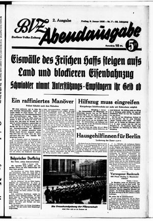 Berliner Volkszeitung vom 04.01.1935
