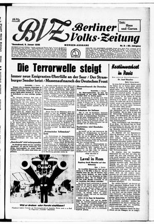 Berliner Volkszeitung vom 05.01.1935