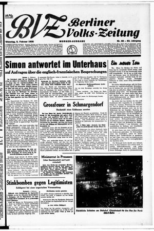 Berliner Volks-Zeitung vom 05.02.1935