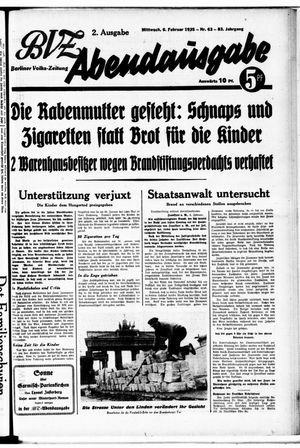 Berliner Volkszeitung on Feb 6, 1935