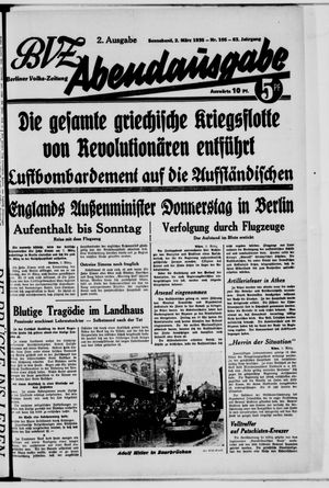 Berliner Volks-Zeitung vom 02.03.1935