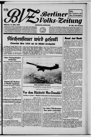 Berliner Volkszeitung vom 13.03.1935