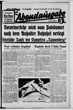 Berliner Volkszeitung vom 16.03.1935