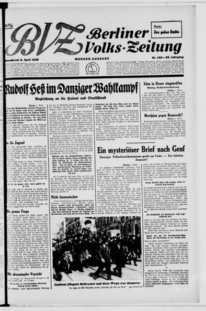 Berliner Volkszeitung vom 06.04.1935