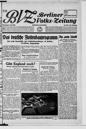 Berliner Volkszeitung vom 09.07.1935