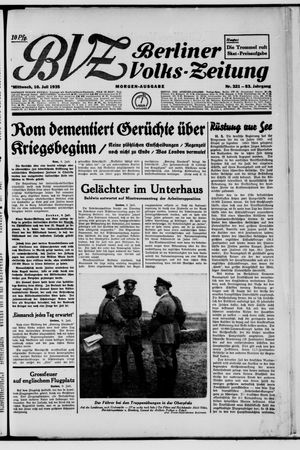 Berliner Volkszeitung vom 10.07.1935