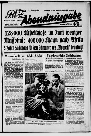 Berliner Volkszeitung vom 10.07.1935