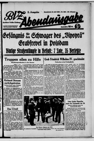 Berliner Volkszeitung vom 13.07.1935