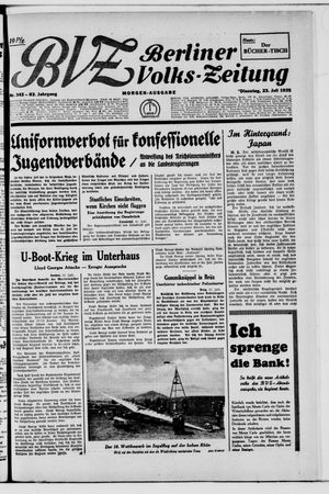 Berliner Volkszeitung on Jul 23, 1935