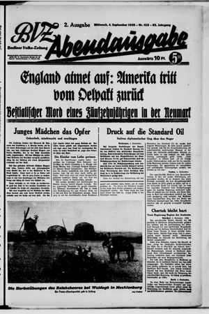 Berliner Volkszeitung vom 04.09.1935