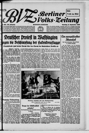 Berliner Volkszeitung vom 08.09.1935