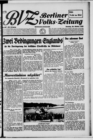 Berliner Volks-Zeitung vom 20.10.1935