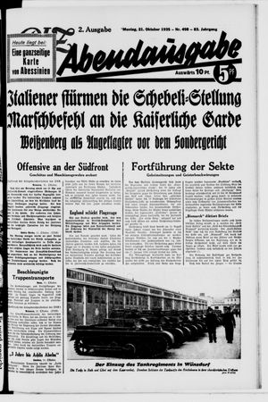Berliner Volkszeitung vom 21.10.1935