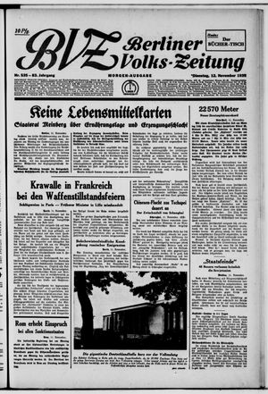 Berliner Volkszeitung vom 12.11.1935