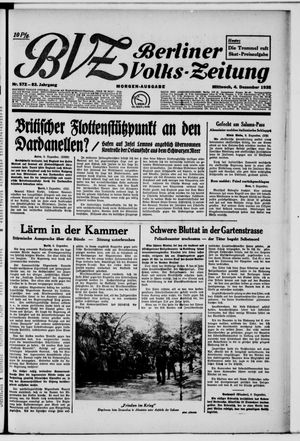 Berliner Volkszeitung vom 04.12.1935