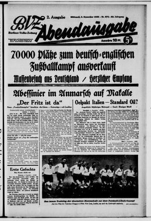 Berliner Volkszeitung vom 04.12.1935