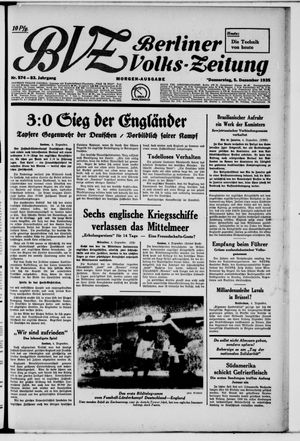 Berliner Volkszeitung vom 05.12.1935