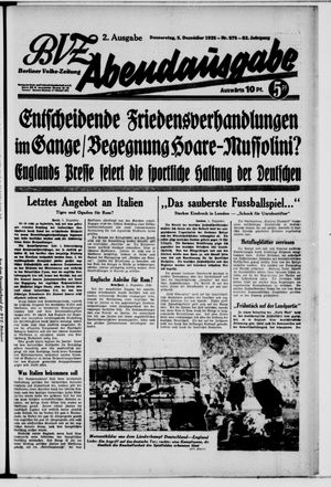 Berliner Volkszeitung vom 05.12.1935