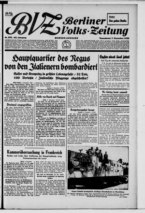 Berliner Volkszeitung vom 07.12.1935
