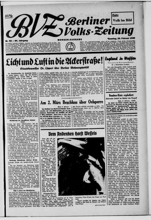 Berliner Volkszeitung vom 23.02.1936