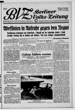 Berliner Volkszeitung vom 12.04.1936