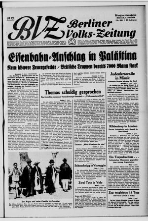 Berliner Volkszeitung vom 03.06.1936